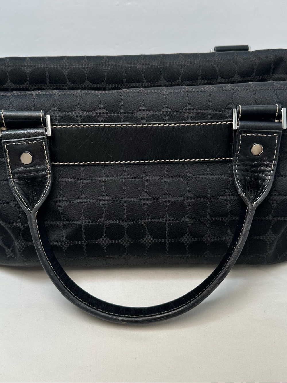kate spade Black Shoulder Bag with Subtle Jacquard Pattern - Picture 4 of 16